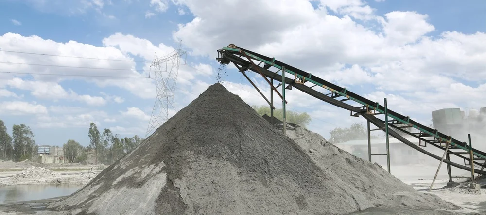 Construction building materials mix